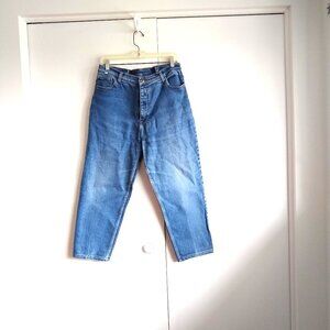 vintage 80s high waist wide leg jeans